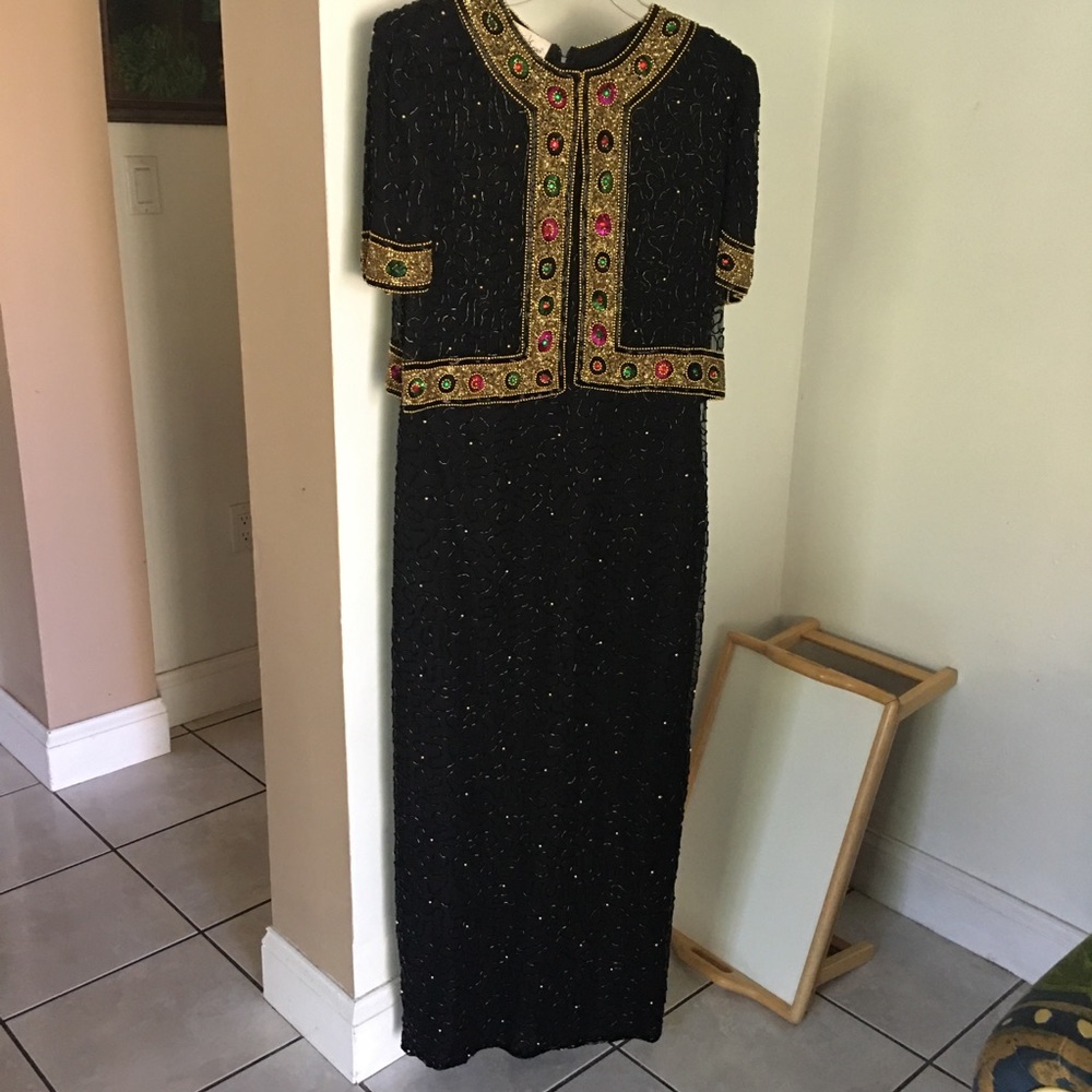 Beaded formal dress